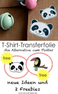 Stoffe gestalten mit T-Shirt-Transferfolie (+ FREEbies)