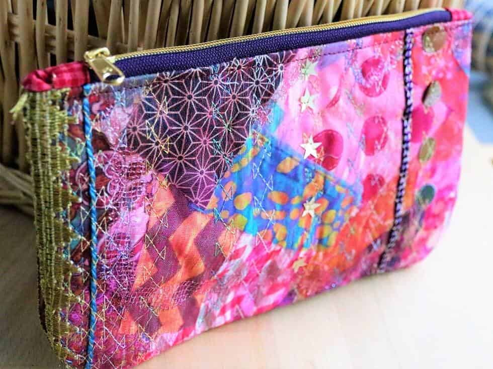Schminktäschchen Nanami nähen | Anleitung und Schnittmuster