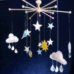 Mobile selber nähen | Sonne Mond und Sterne