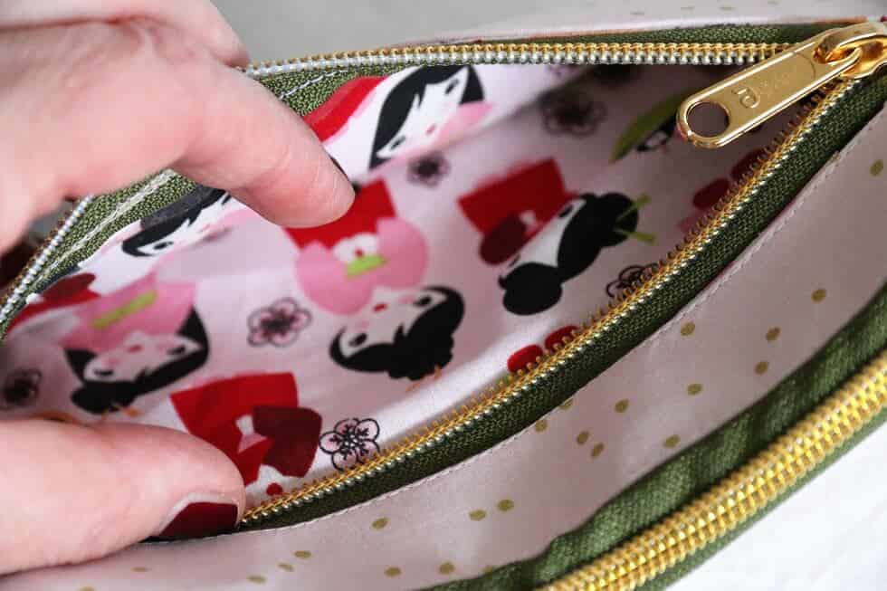 Schminktäschchen Nanami nähen | Anleitung und Schnittmuster
