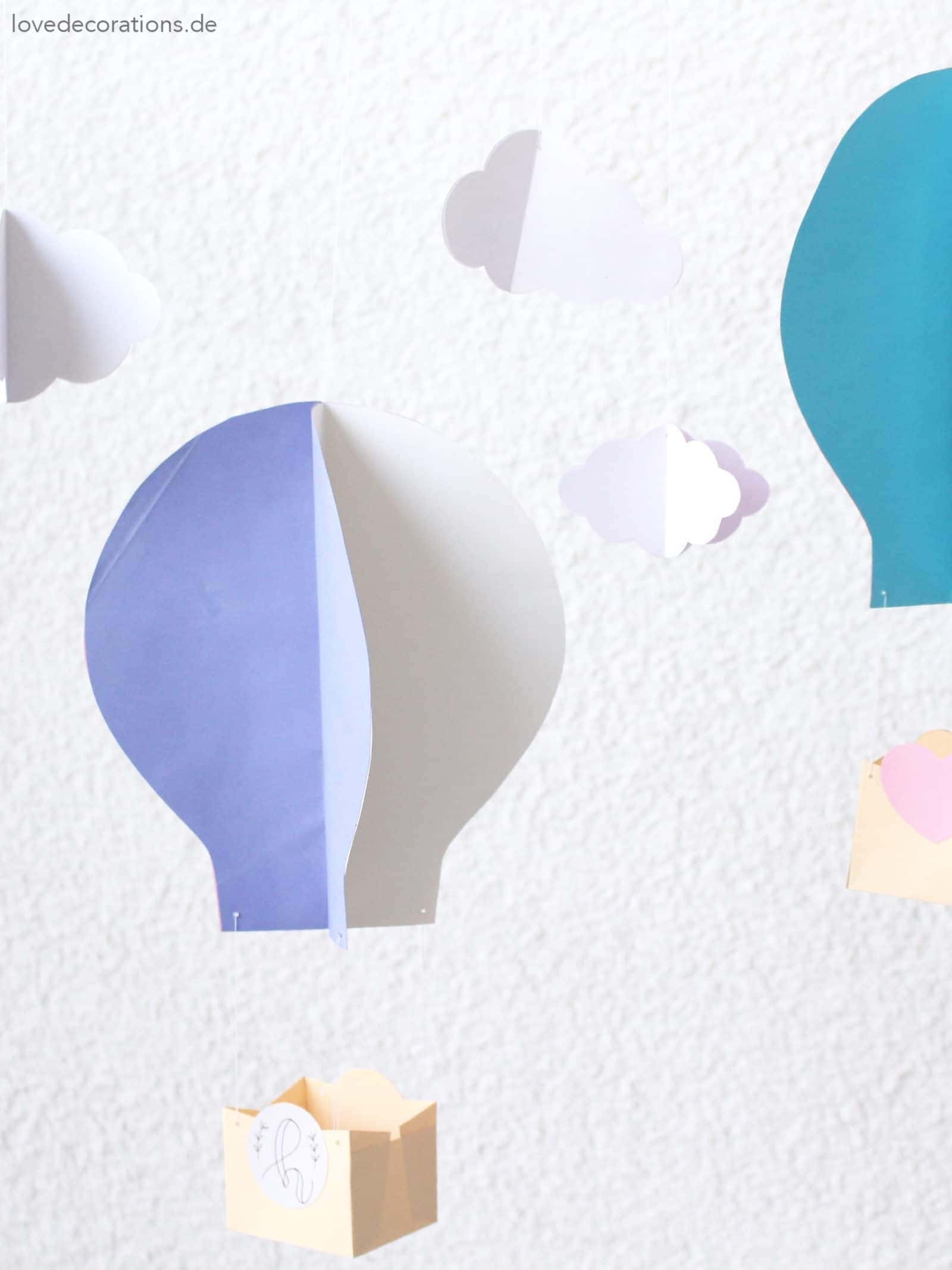 DIY 3D Heißluftballon