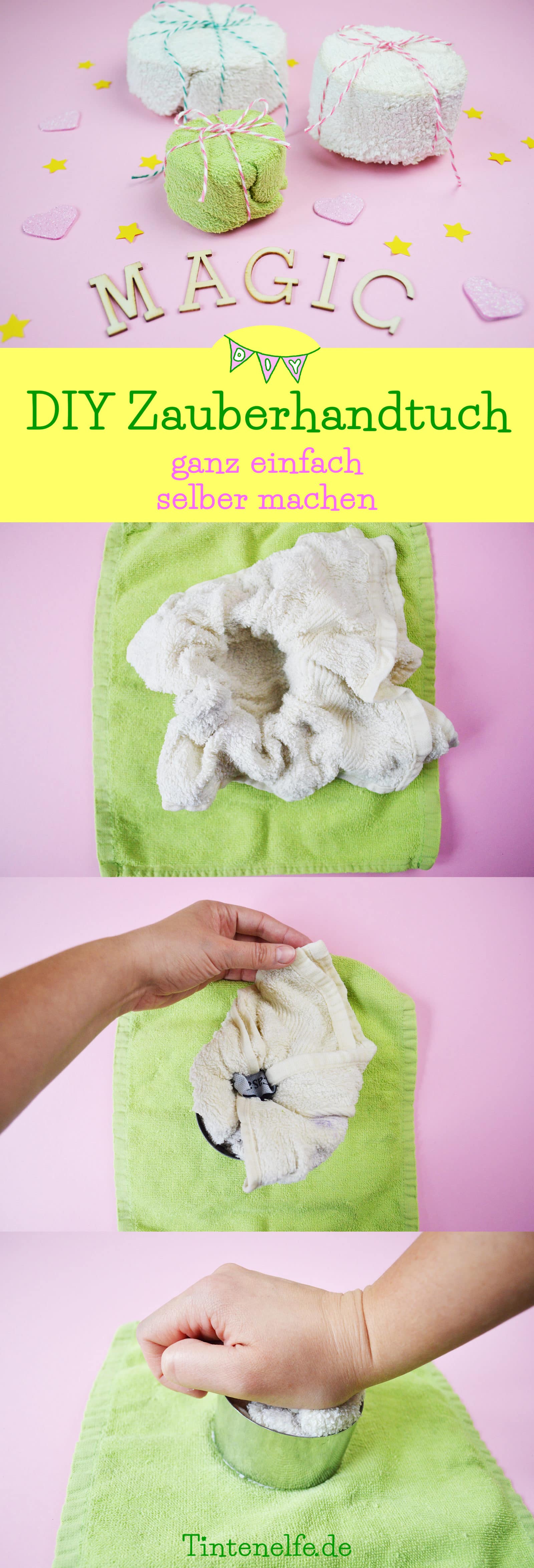 DIY Zauberhandtuch – bedruckt oder mit Überraschung drin