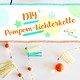 DIY LICHTERKETTE BASTELN MIT POMPOMS