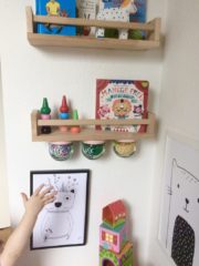 Kinderzimmer IKEA Hack mit Glück “Marmelade”