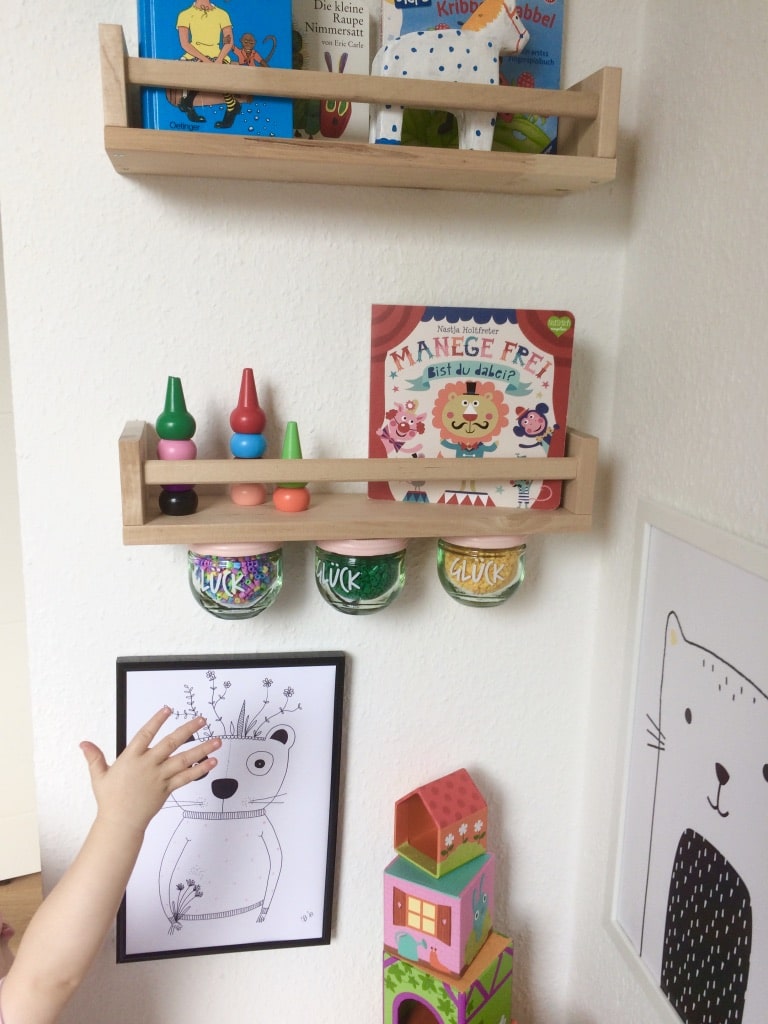 Kinderzimmer IKEA Hack mit Glück “Marmelade”