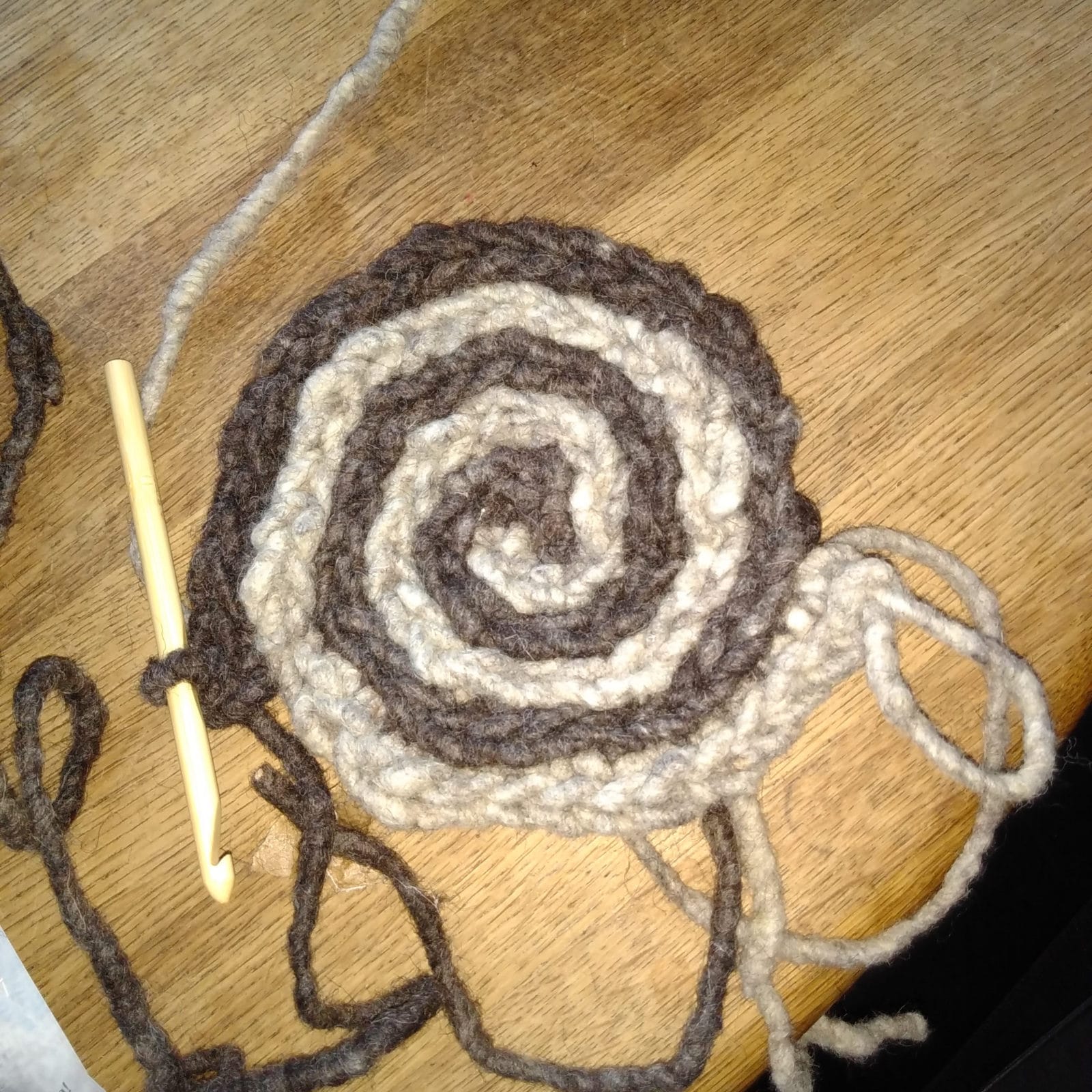 Stuhlkissen Spirale
