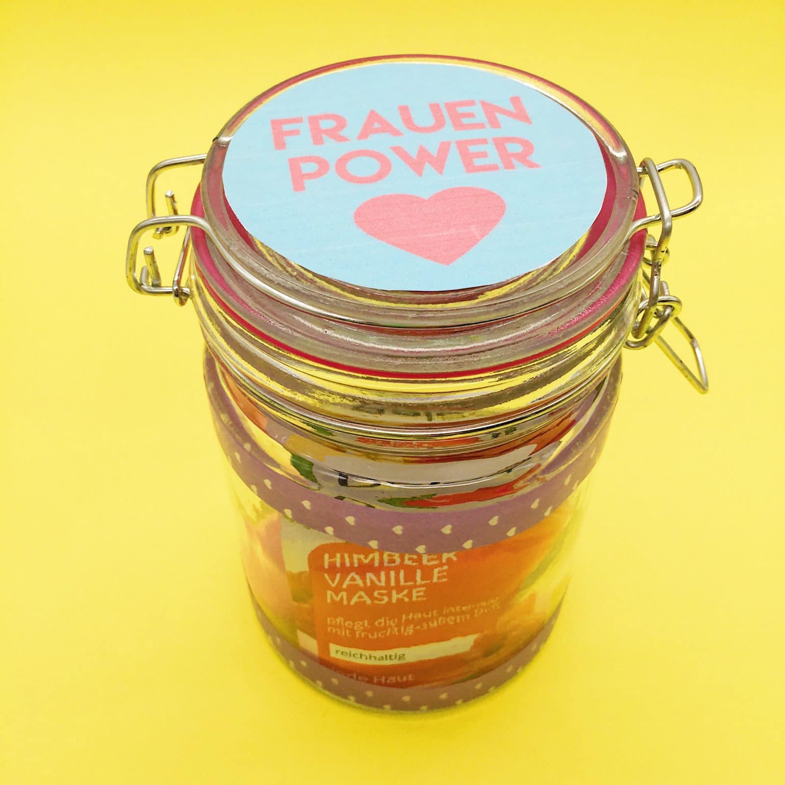 Frauenpower – DIY Geschenk im Glas selber machen