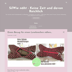 SilWie näht – Keine Zeit und davon Reichlich