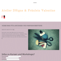 Nähkurse für Anfänger, Nähschule Düsseldorf -  Atelier DSigns und Frl Valentine