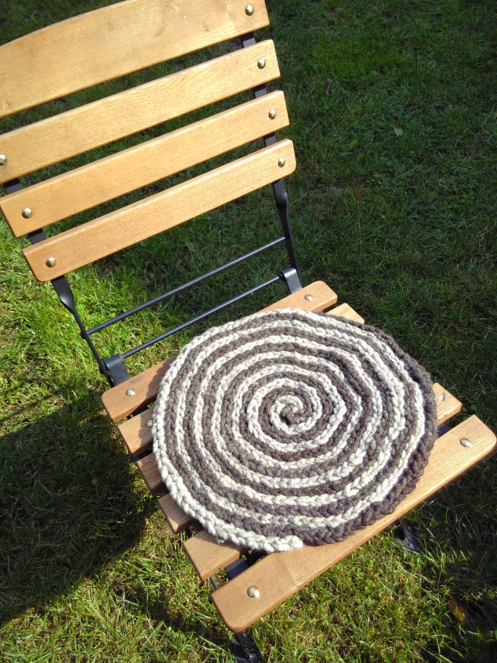 Stuhlkissen Spirale