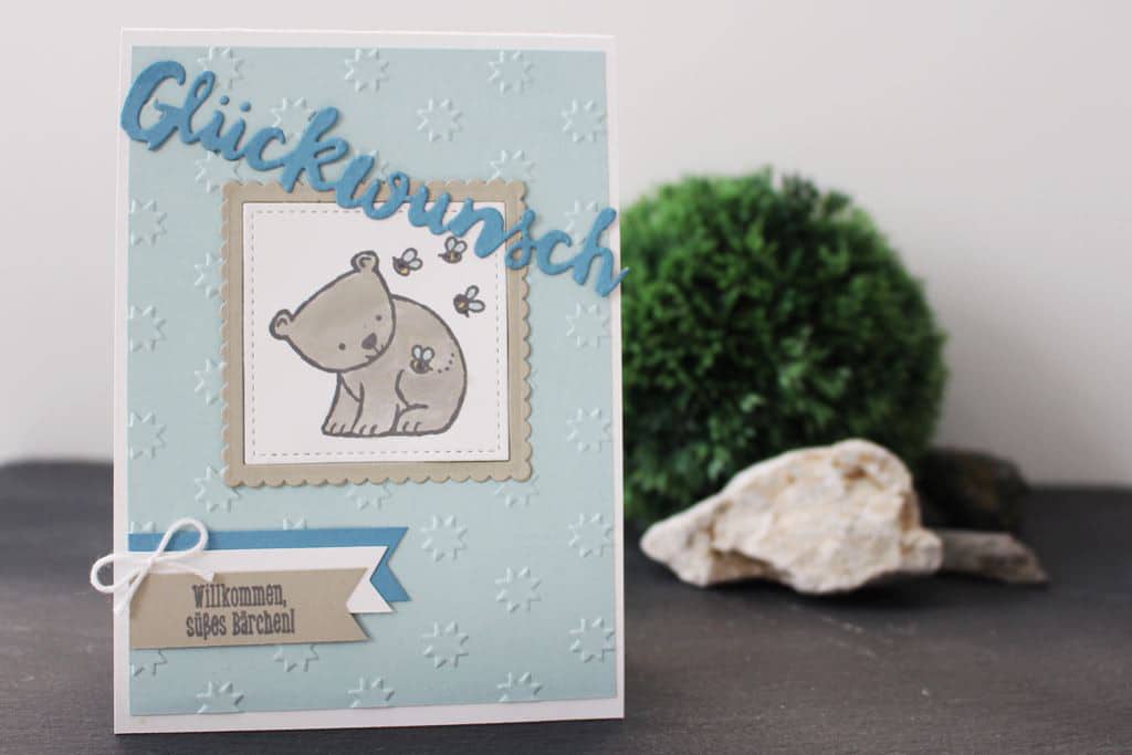 Glückwunschkarte Babyboy