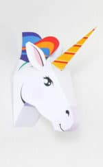 DIY-Einhorn aus Papier!