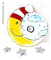 Wanduhr Kinderzimmer – Monduhr