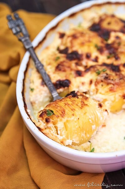 Fächerkartoffel-Gratin