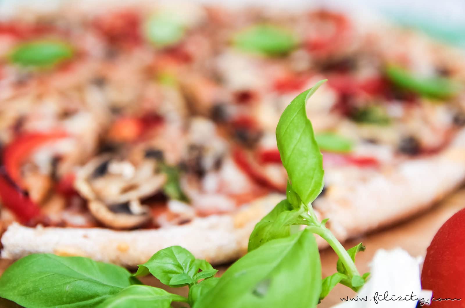 Veggie-Pizza wie von der Pizzeria