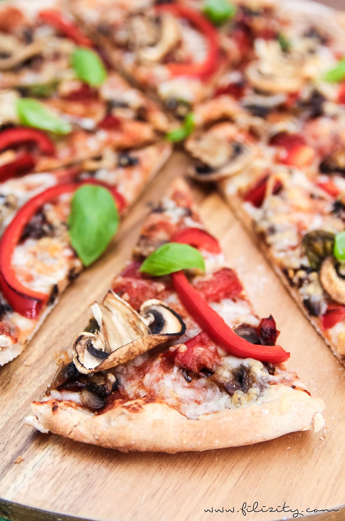 Veggie-Pizza wie von der Pizzeria