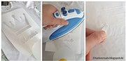 Stoff bedrucken mit Freezer Paper als Schablone
