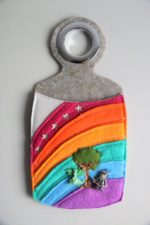 Schnittmuster: Handy-Ladetasche aus Filz nähen