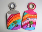 Schnittmuster: Handy-Ladetasche aus Filz nähen