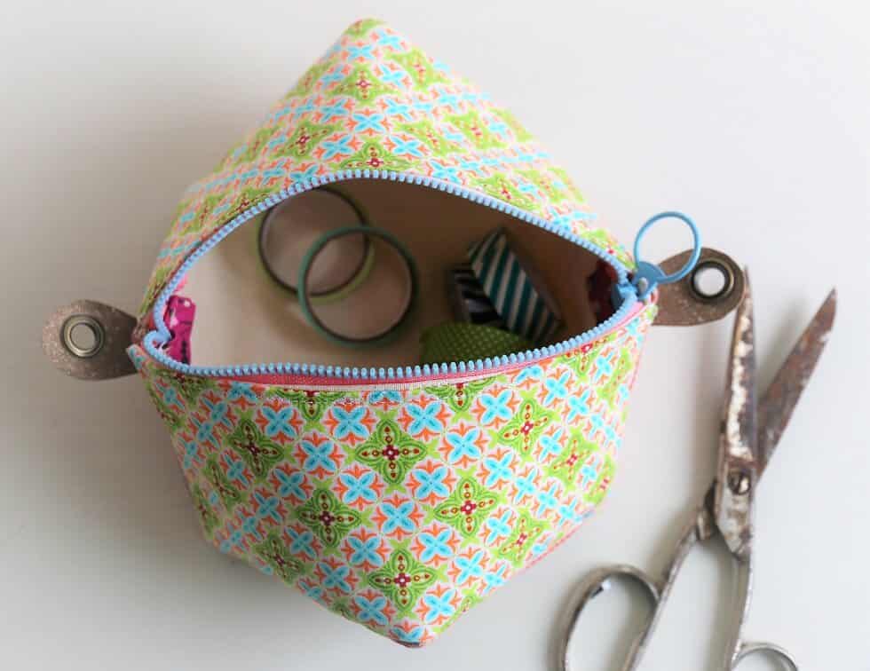 Eckige Tasche mit Reißverschluss nähen | Tasche „Manta“