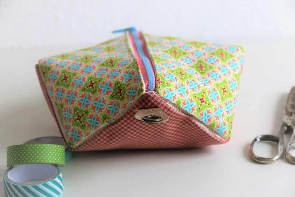 Eckige Tasche mit Reißverschluss nähen | Tasche „Manta“