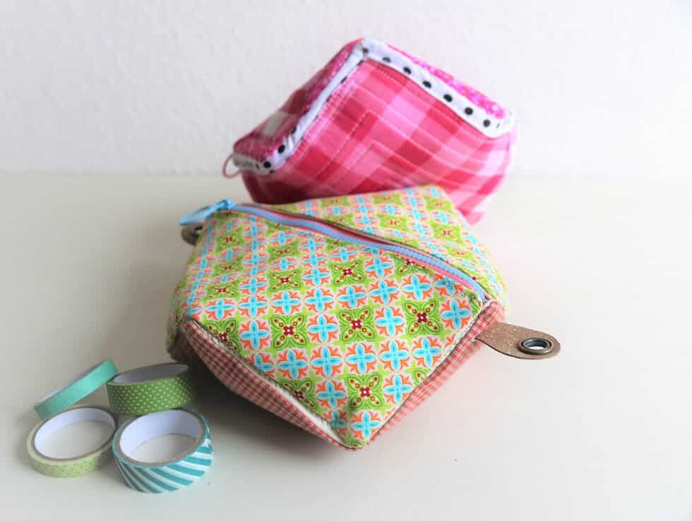 Eckige Tasche mit Reißverschluss nähen | Tasche „Manta“