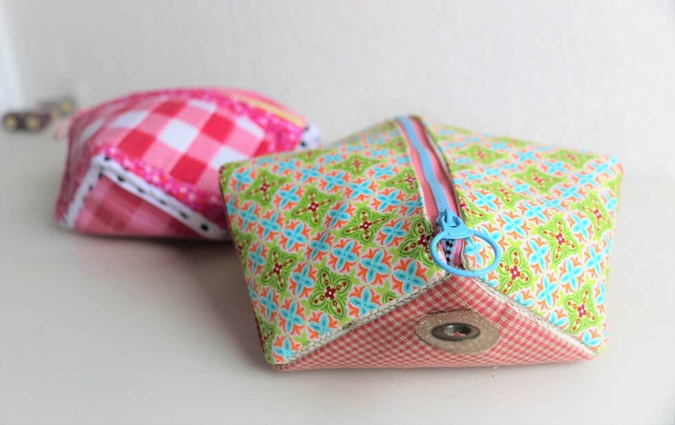 Eckige Tasche mit Reißverschluss nähen | Tasche „Manta“