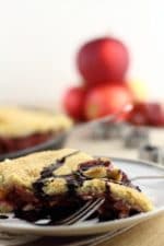 Apfel-Weintrauben-Pie mit dem gewissen Extra