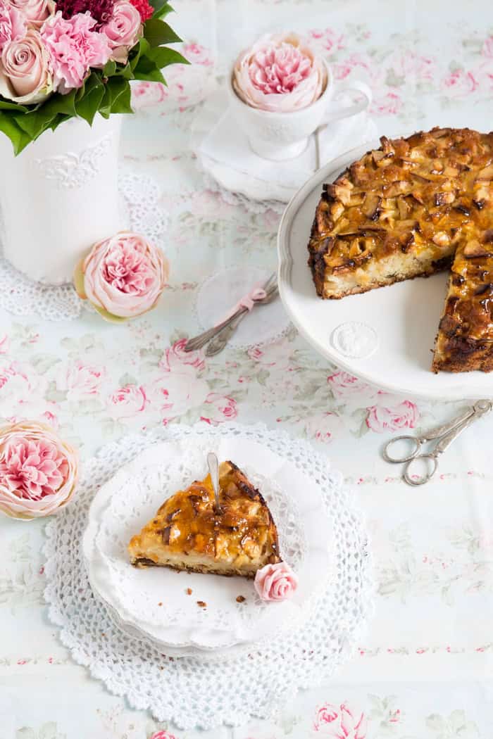 „Apfelkuchen mit Mandelboden & Orangenglasur!“ [Soulfood pur]