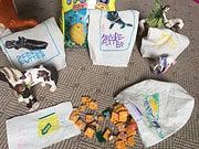 kleines Nähprojekt mit Kindern: Futtersäckchen nähen