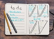 Klebe dir ein Bullet Journal die zweite