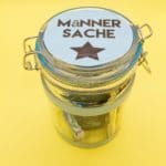 Männersache – DIY Geschenk im Glas für Männer selber machen