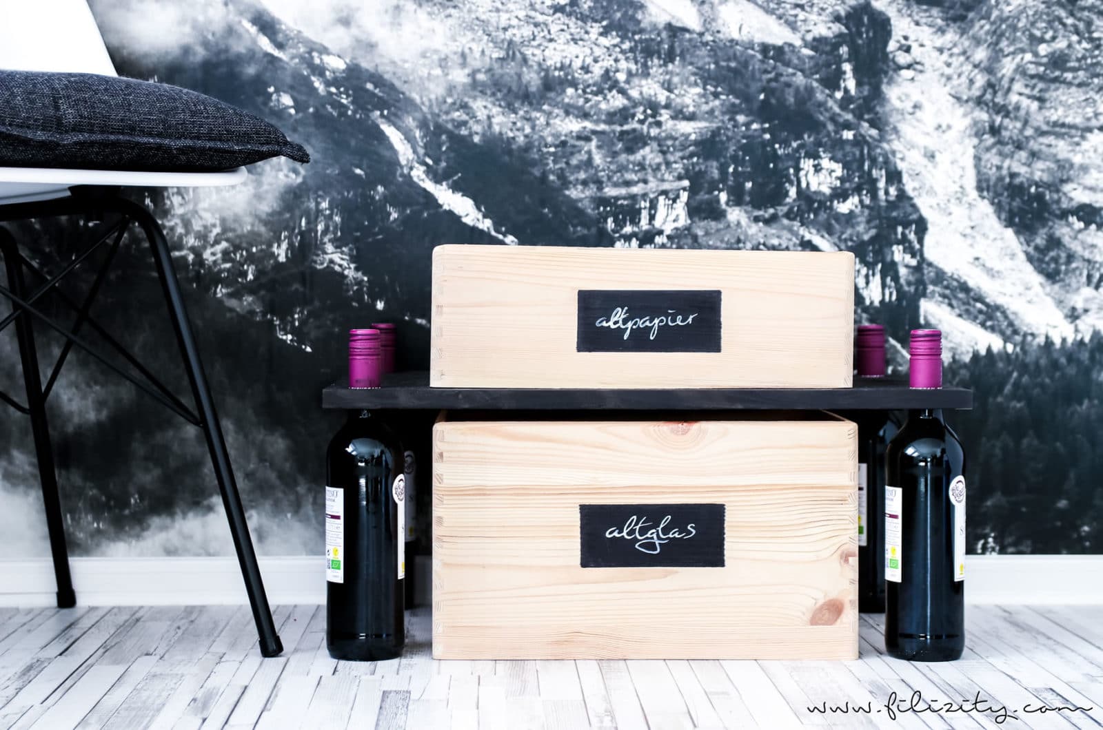 DIY Aufbewahrungs-Tisch