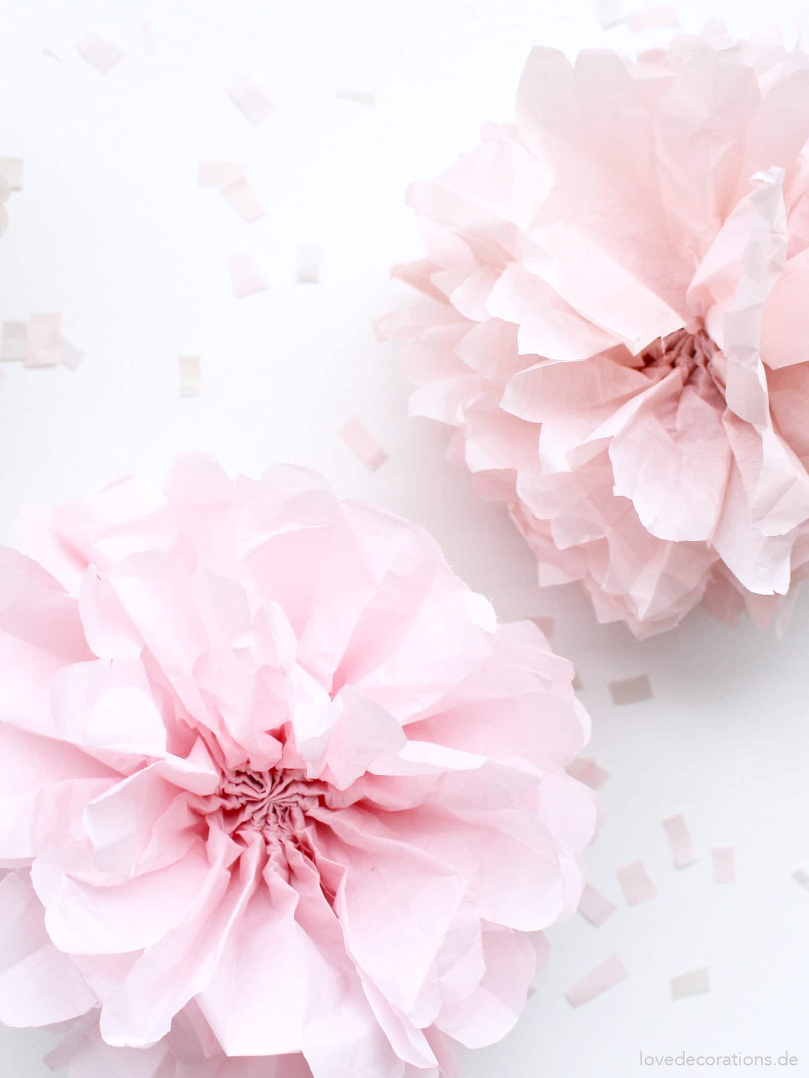DIY Papier Pompoms