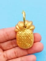 Ananas Schmuck aus Modelliermasse selber machen