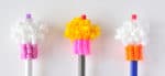 Bügelperlen Cupcake Stift
