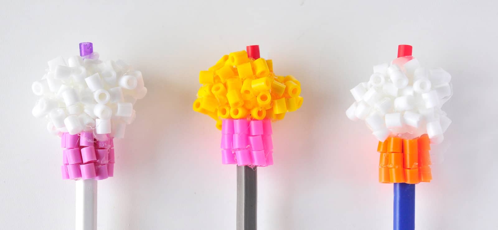 Bügelperlen Cupcake Stift