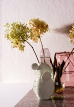 Kaktusvase – mit Glasflasche und Kaltporzellan selber machen.