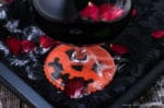 Bügelperlen-Glasuntersetzer für Halloween