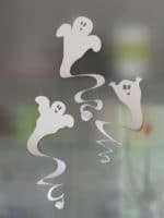 Gespenster-Spiralen für Halloween | mit Vorlage
