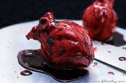 Halloween Nachspeise: Blutende Herzen