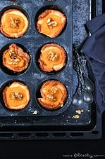 Mini Dutch Babies mit Kürbis-Püree