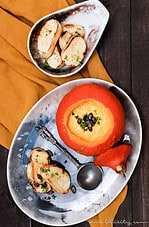Kürbis-Suppe aus dem Ofen