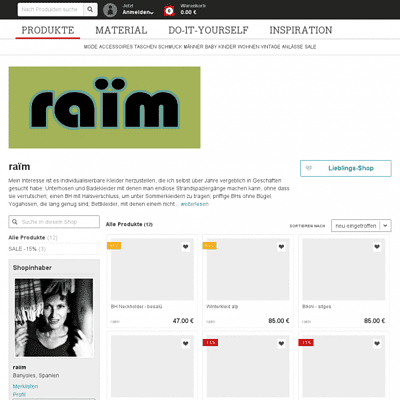 raiim - einzigartige Produkte auf deinen Körper zugeschnitten