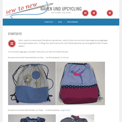 Nähen und Upcycling – für Kinder und Enkel