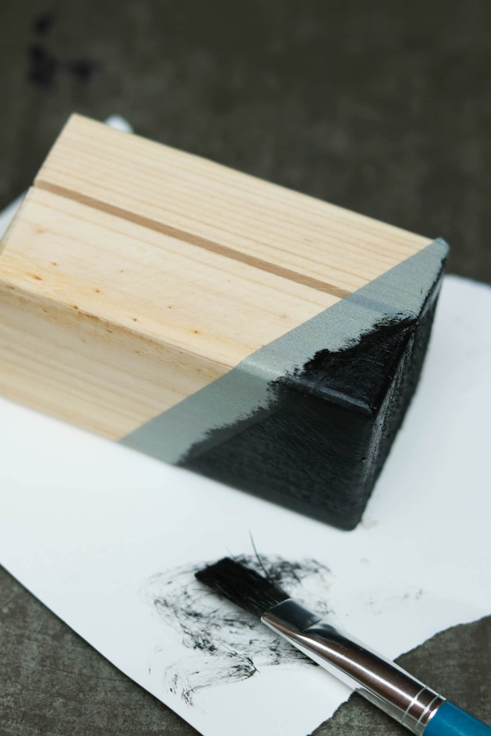 Kartenhalter aus Holz