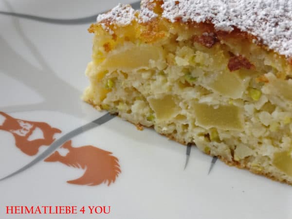 Backen ohne Kohlenhydrate: Apfel-Nuss-Kuchen!