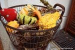 Herbstdeko vor der Haustüre