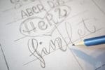 DIY: Lettering auf Notizheft