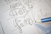 DIY: Lettering auf Notizheft